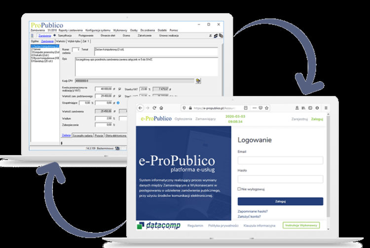 ProPublico - system kompleksowo realizujący elektroniczne zamówienia