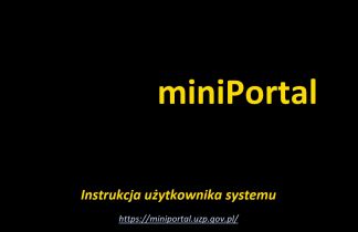 Miniportal instrukcja użytkowania