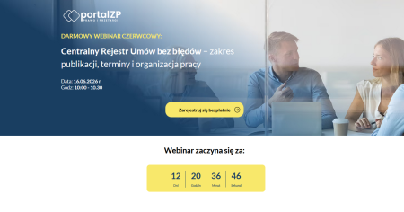 Centralny Rejestr Umów JSFP bez błędów – weź udział w bezpłatnym webinarze