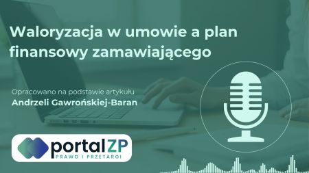 Waloryzacja umowy w budżecie